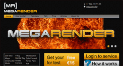 Desktop Screenshot of megarender.com